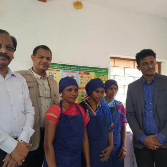 Inauguration of model kitchen on the occasion of World food Programme