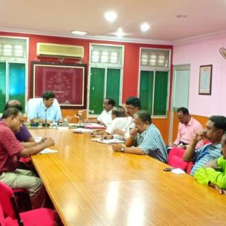 Review meeting on Periphery Development of Kapilash Pitha