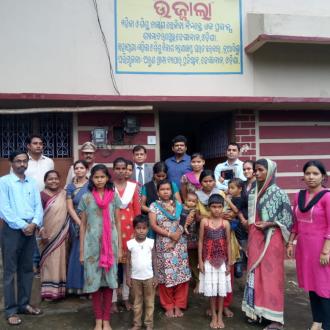 Joint visit of Ashra Gruha by District Legal Service Authority & District Administration