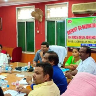 District coordination committee meeting on Mass Drug Administration (MDA)-2018