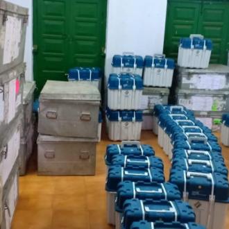 First Level Checking of EVMs started at Dhenkanal