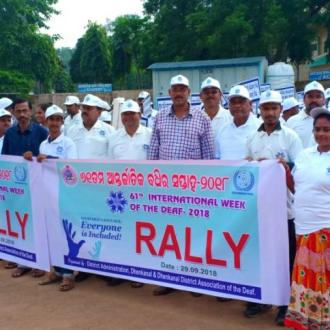 61th International week of the Deaf-2018 observed in Dhenkanal