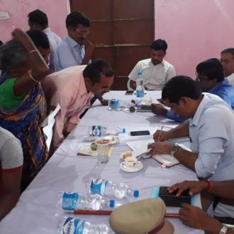  Jana Abhijog Sunani Sibir at Odapada Block Office on Dt.09.10.2018