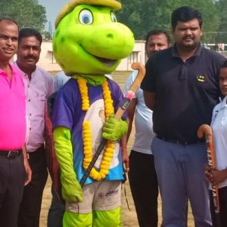  Grand welcome to Mascot Olli at Dhenkanal District