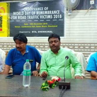 Road Victim day3 Observance of World Day of Remembrance for Road Traffic Victims at Dhenkanal