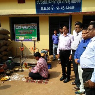 Paddy Procurement Started at Deogan, Dhenkanal