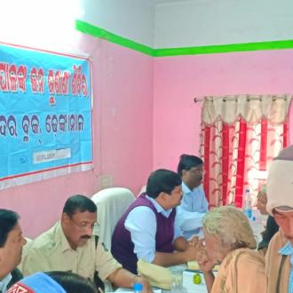 Jana Abhijog Sunani Sibir at Dhenkanal Sadar Block Office on Dt.07.01.19