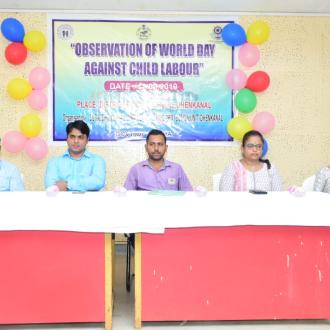 World Day Against Child Labor observed on Dt.12.06.2019