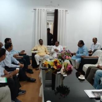 Review Meeting held on Dt.27.09.19 by Sj. Raghunandan Das, Minister of Water Resources and IPR, Govt. of Odisha