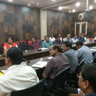 Review meeting on 5T by District Administration